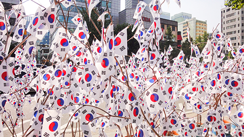 Korean flags 2 500