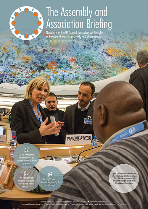 UNSR Maina Kiai newsletter - Vol. 3, No. 2_500px