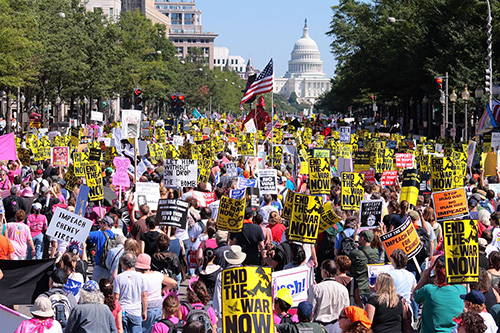 Iraq war march 500